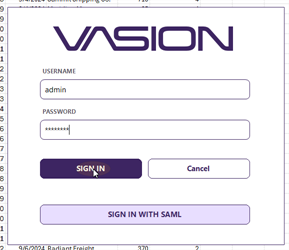 Sign in to Vasion Add in Dialog. Sign in to Vasion Add in Dialog.